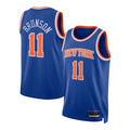 Mdoa NY.Knicks #11 Jalen Brunson Blue Swingman Jerseys - Icon Edition