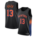 Mdoa NY.Knicks #13 Tyler Kolek Jordan Brand Black Swingman Jerseys - Statement Edition