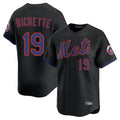 Mdoa NY.Mets #19 Bo Bichette Player Black Alternate Home Limited Stitched Jerseys