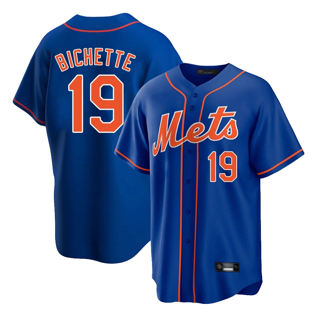 Mdoa NY.Mets #19 Bo Bichette Player Royal Home Game Stitched Jerseys