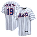 Mdoa NY.Mets #19 Bo Bichette Player White Home Replica Stitched Jerseys