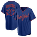 Mdoa NY.Mets #26 Nolan McLean Player Royal T-shirt Home Game Stitched Jerseys