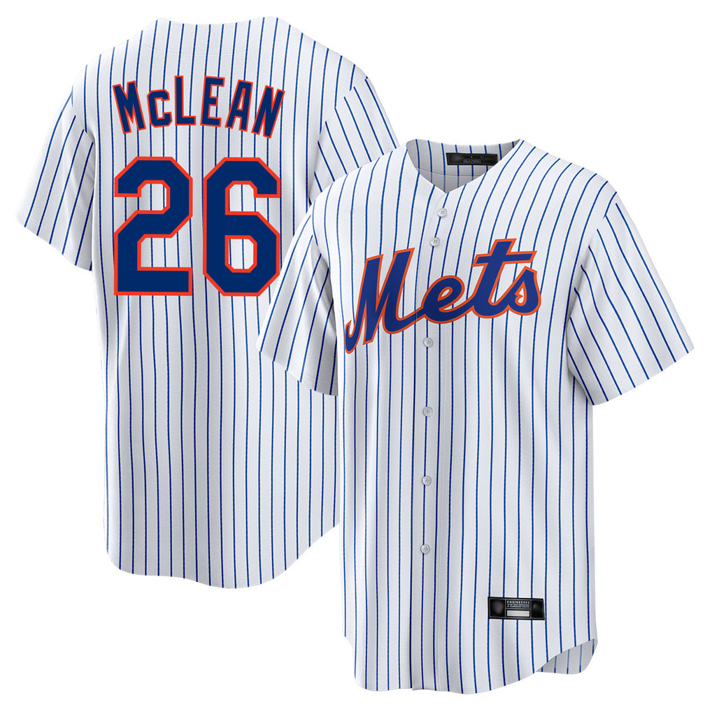 Mdoa NY.Mets #26 Nolan McLean Player White Home Game Stitched Jerseys
