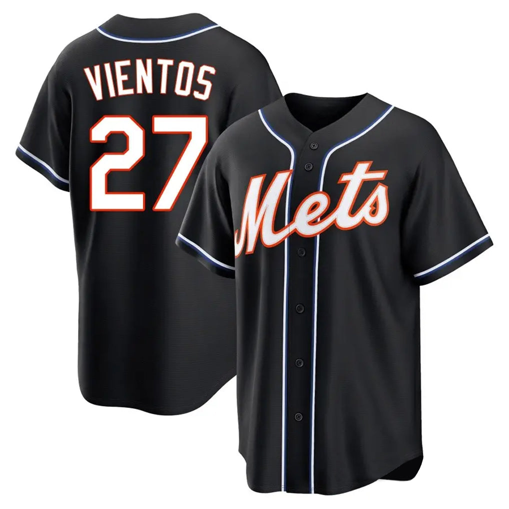 Mdoa NY.Mets #27 Mark Vientos Player Black Fashion Out Game Stitched Jerseys