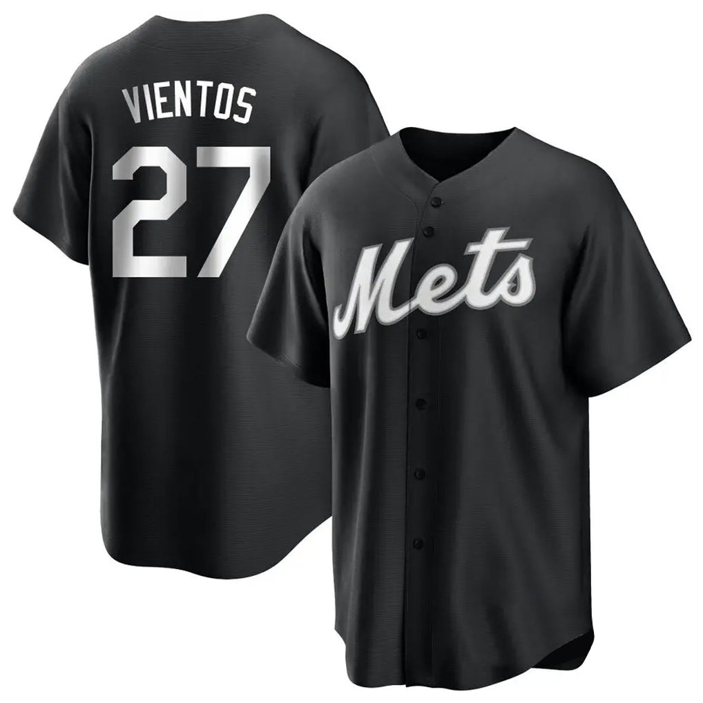 Mdoa NY.Mets #27 Mark Vientos Player Black Home Game Stitched Jerseys