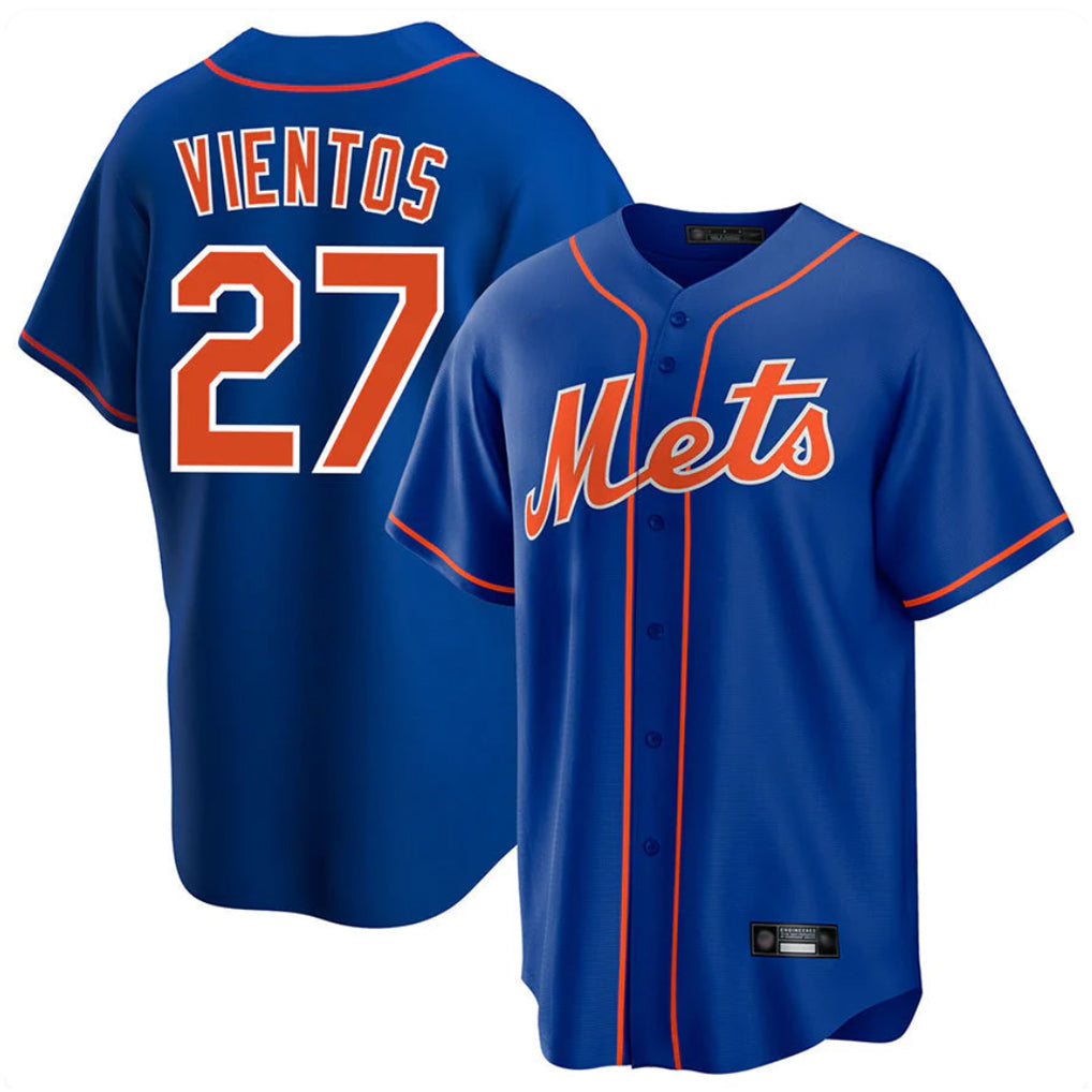 Mdoa NY.Mets #27 Mark Vientos Player Royal Home Game Stitched Jerseys