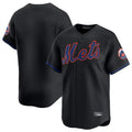 Mdoa NY.Mets Blank Player Black Alternate Home Limited Stitched Jerseys