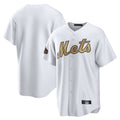 Mdoa NY.Mets Blank Player Gold Road Home Game Stitched Jerseys