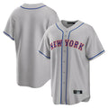 Mdoa NY.Mets Blank Player Gray Road Home Game Stitched Jerseys