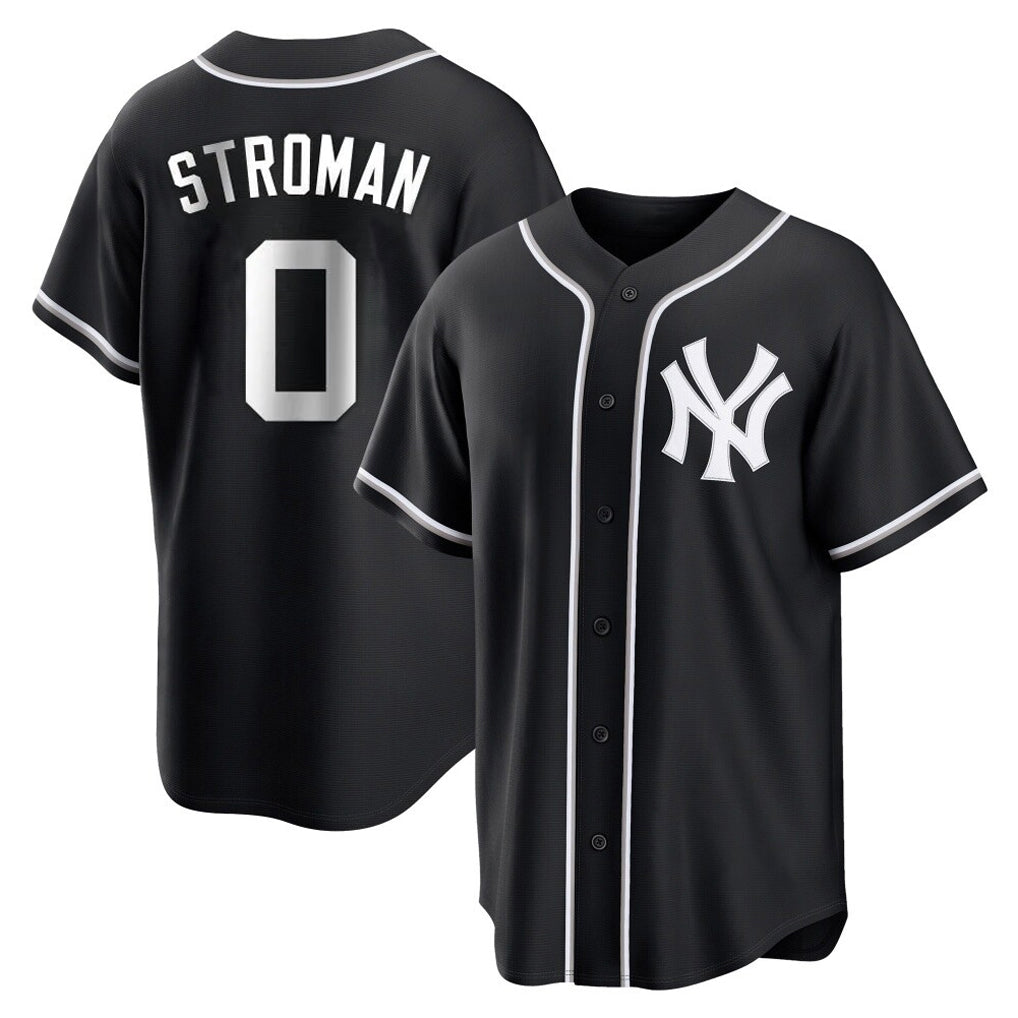 Mdoa NY.Yankees #0 Marcus Stroman Player Black Out Game Home Stitched Jerseys