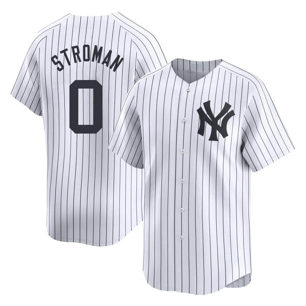 Mdoa NY.Yankees #0 Marcus Stroman Player White Limited Home Stitched Jerseys