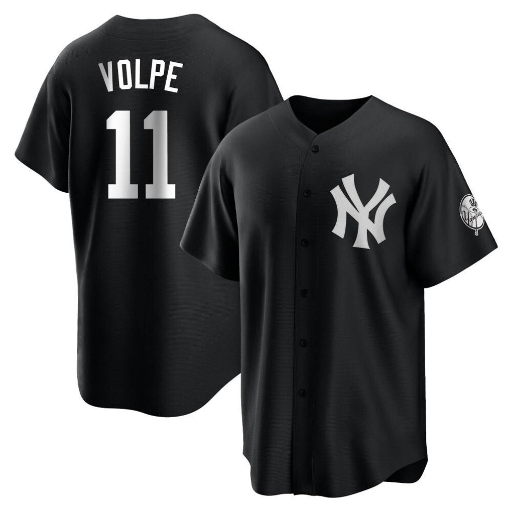 Mdoa NY.Yankees #11 Anthony Volpe Player Black Game Stitched Jerseys
