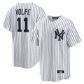 Mdoa NY.Yankees #11 Anthony Volpe Player White Game Home Stitched Jerseys