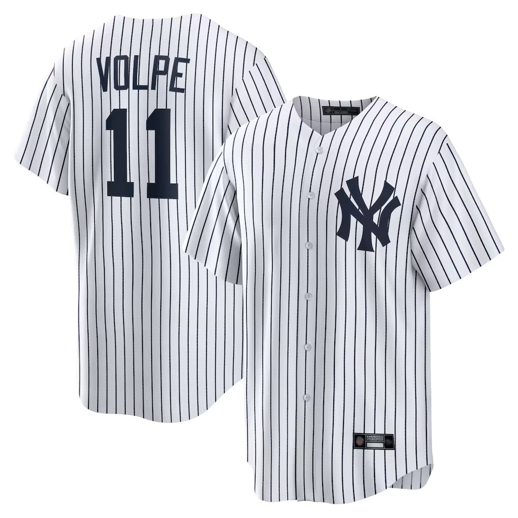Mdoa NY.Yankees #11 Anthony Volpe Player White Game Home Stitched Jerseys