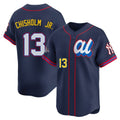 Mdoa NY.Yankees #13 Jazz Chisholm Jr Player Navy All Star Limited Home Stitched Jerseys