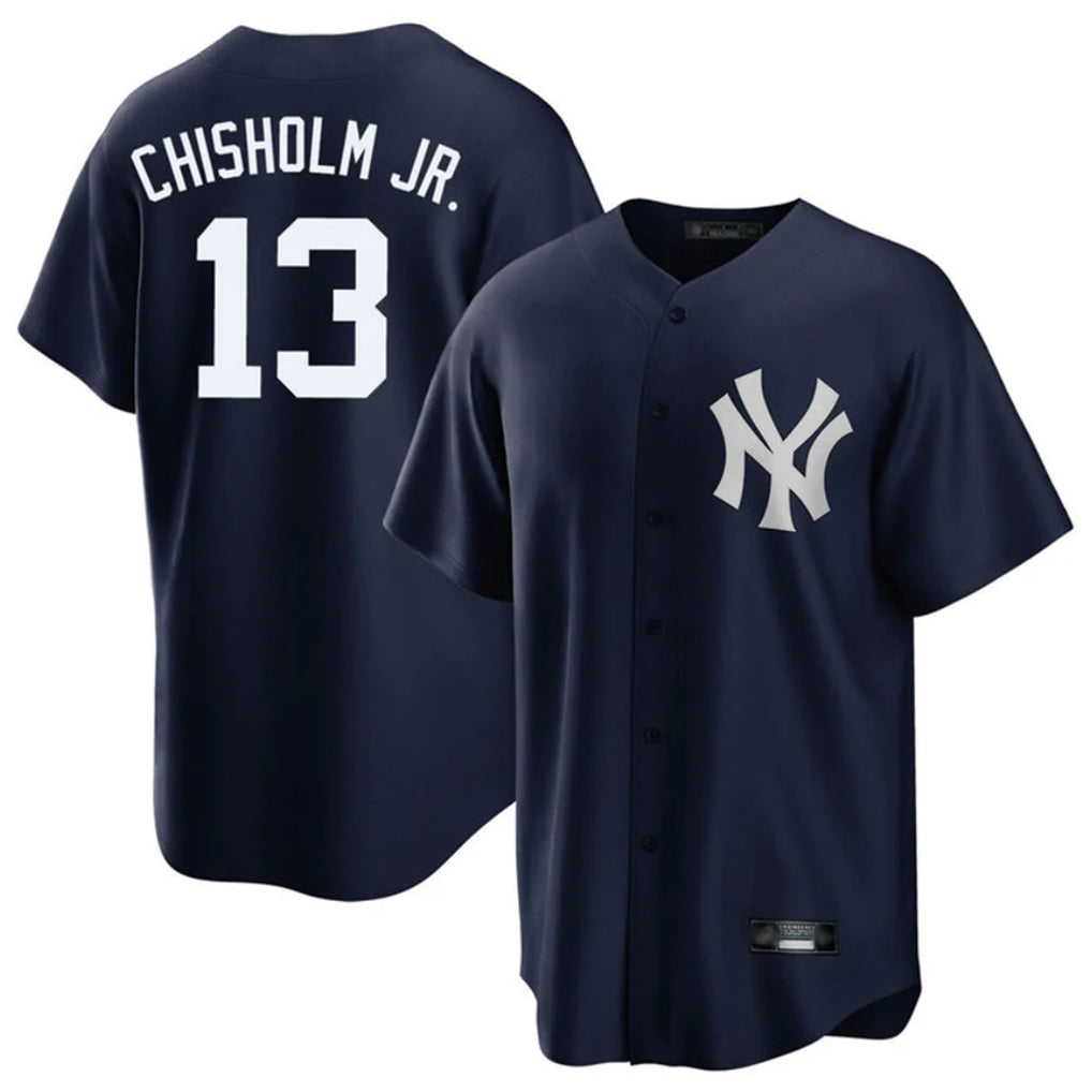 Mdoa NY.Yankees #13 Jazz Chisholm Jr Player Navy Game Stitched Jerseys