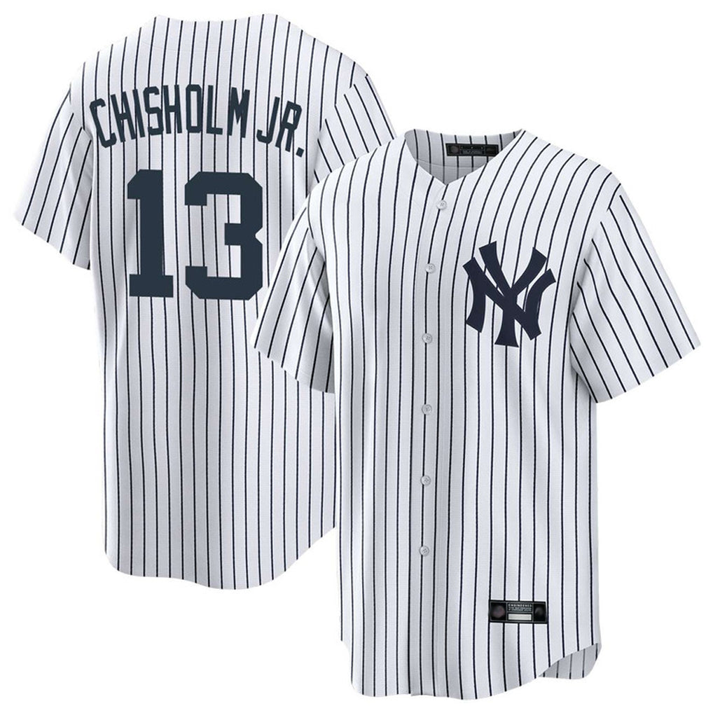 Mdoa NY.Yankees #13 Jazz Chisholm Jr Player White Game Home Stitched Jerseys