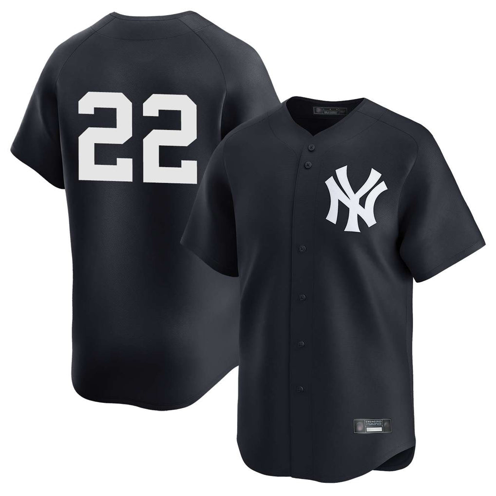 Mdoa NY.Yankees #22 Ben Rice Player Navy Alternate Limited Stitched Jerseys