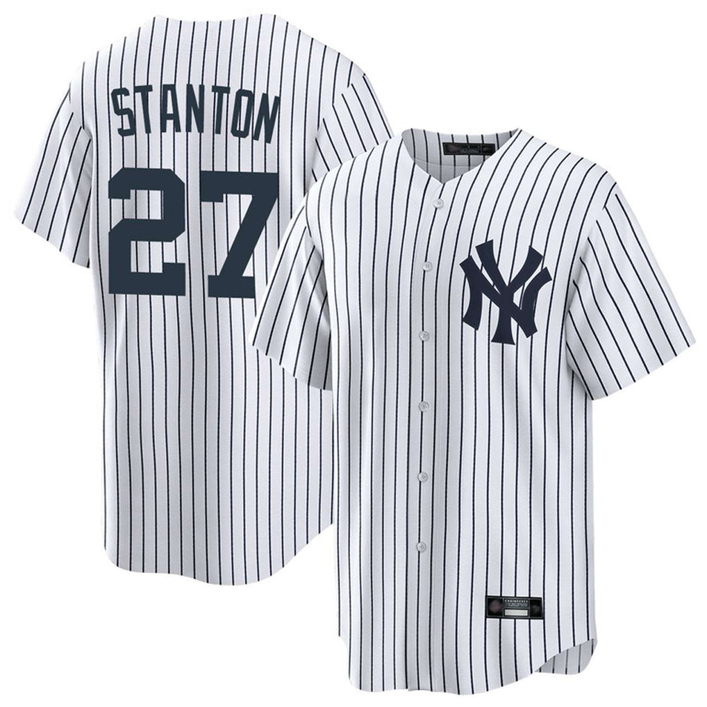 Mdoa NY.Yankees #27 Giancarlo Stanton Player White Game Home Stitched Jerseys