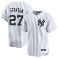 Mdoa NY.Yankees #27 Giancarlo Stanton Player White Limited Home Stitched Jerseys