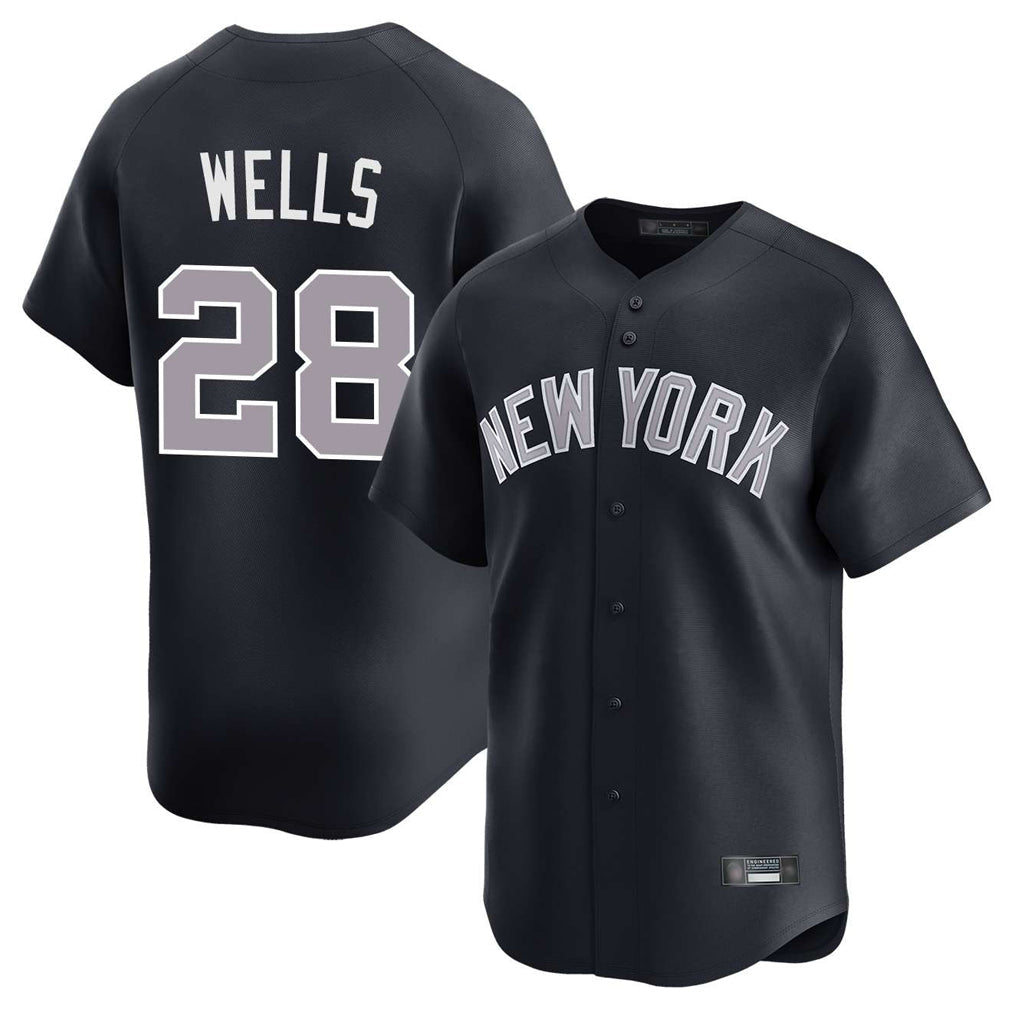 Mdoa NY.Yankees #28 Austin Wells Player Navy Limited Home Stitched Jerseys