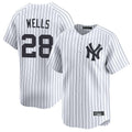 Mdoa NY.Yankees #28 Austin Wells Player White Limited Home Stitched Jerseys