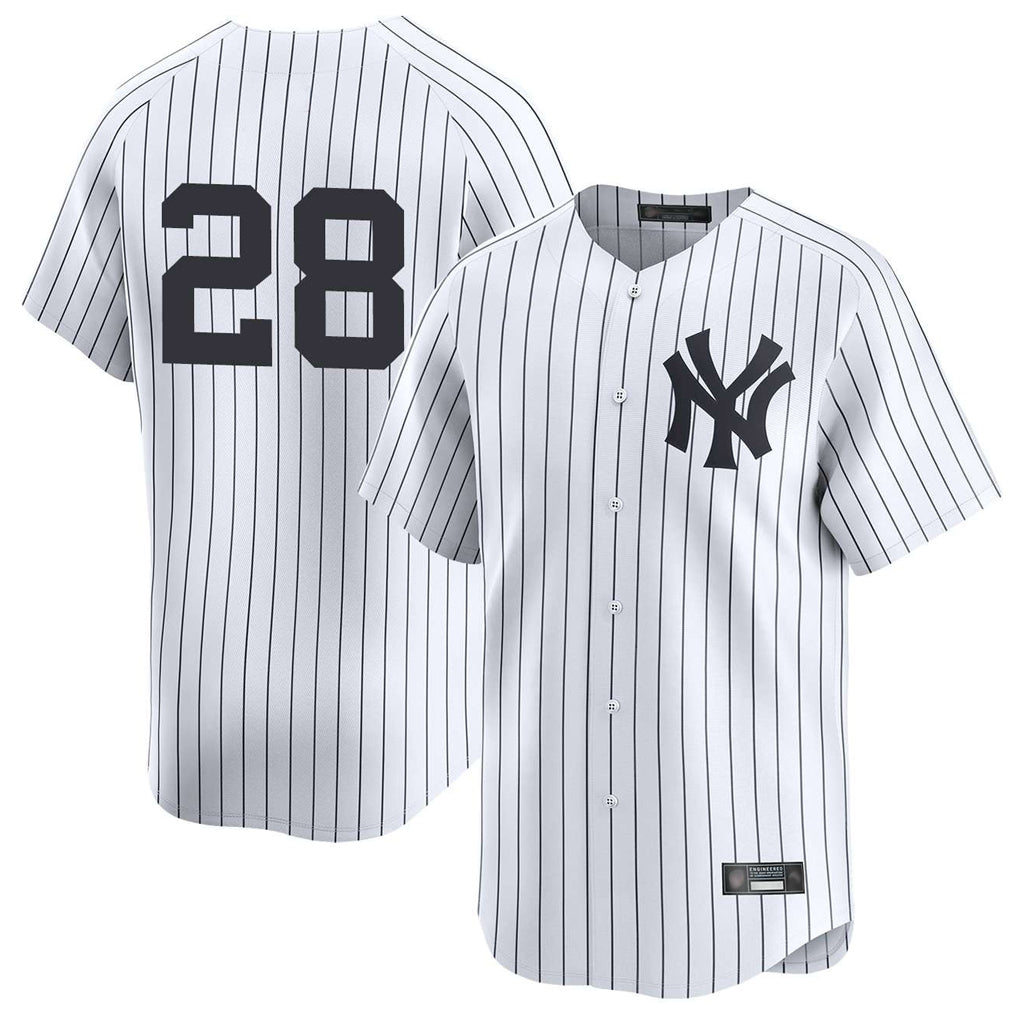 Mdoa NY.Yankees #28 Austin Wells Player White Limited Stitched Jerseys