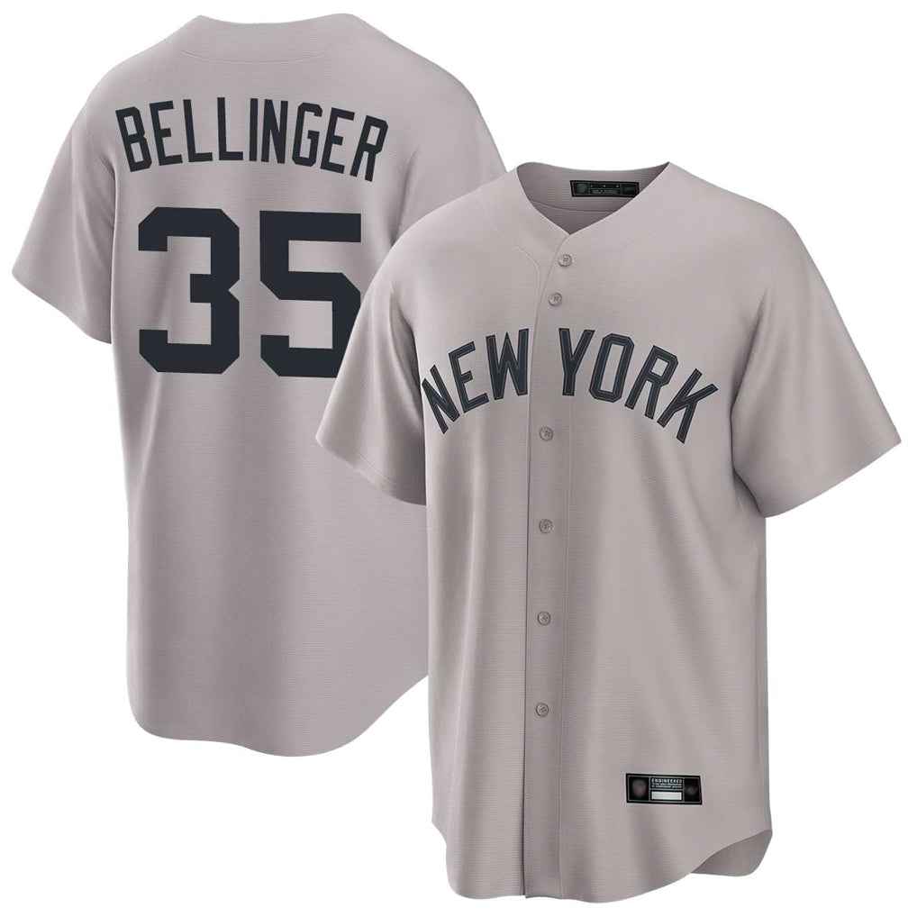Mdoa NY.Yankees #35 Cody Bellinger Player Gray Game Home Stitched Jerseys