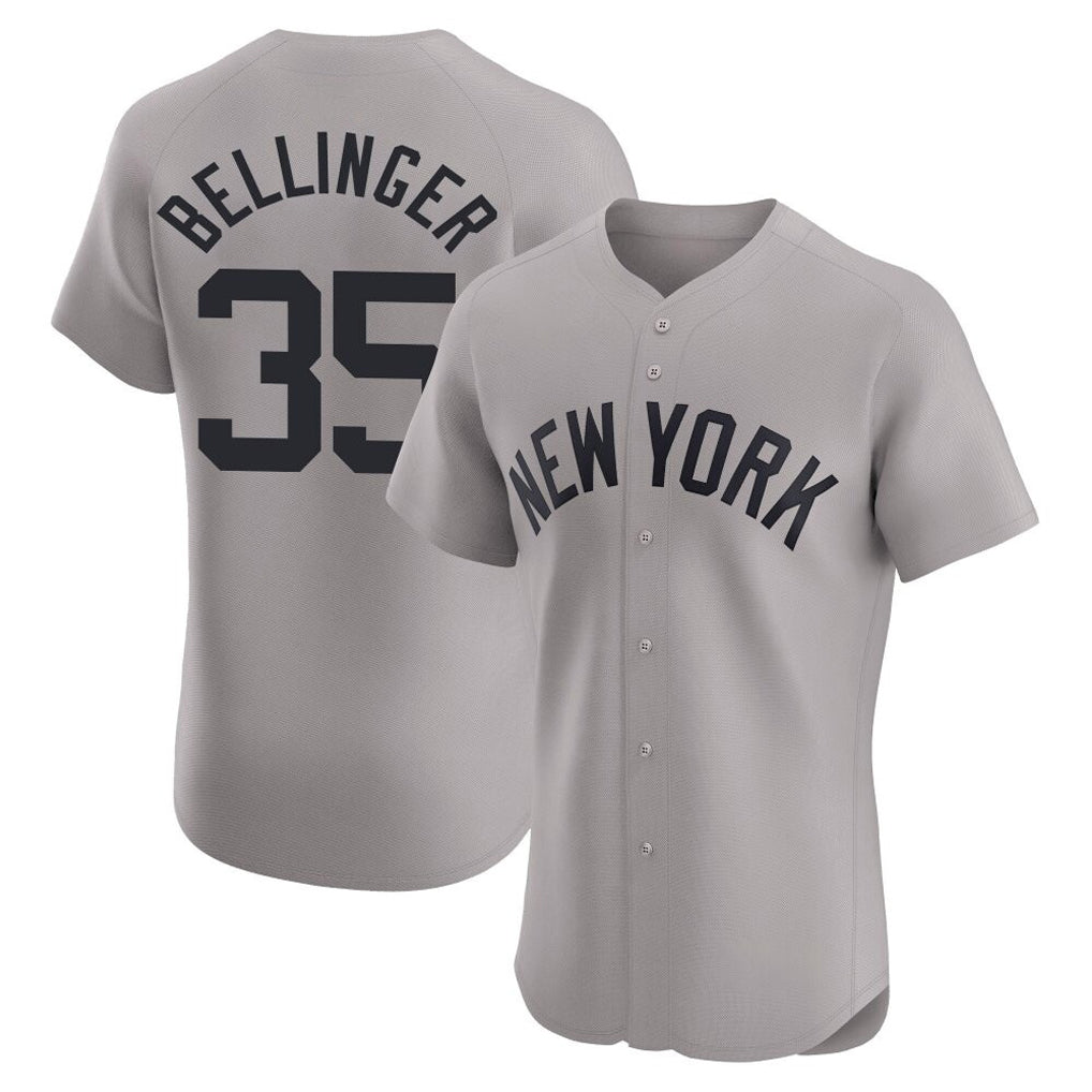 Mdoa NY.Yankees #35 Cody Bellinger Player Gray Limited Elite Home Stitched Jerseys