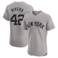 Mdoa NY.Yankees #42 Mariano Rivera Player Gray Limited Elite Home Stitched Jerseys
