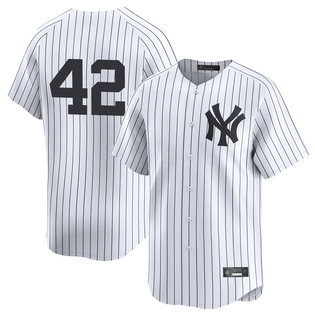 Mdoa NY.Yankees #42 Mariano Rivera Player White Limited Stitched Jerseys