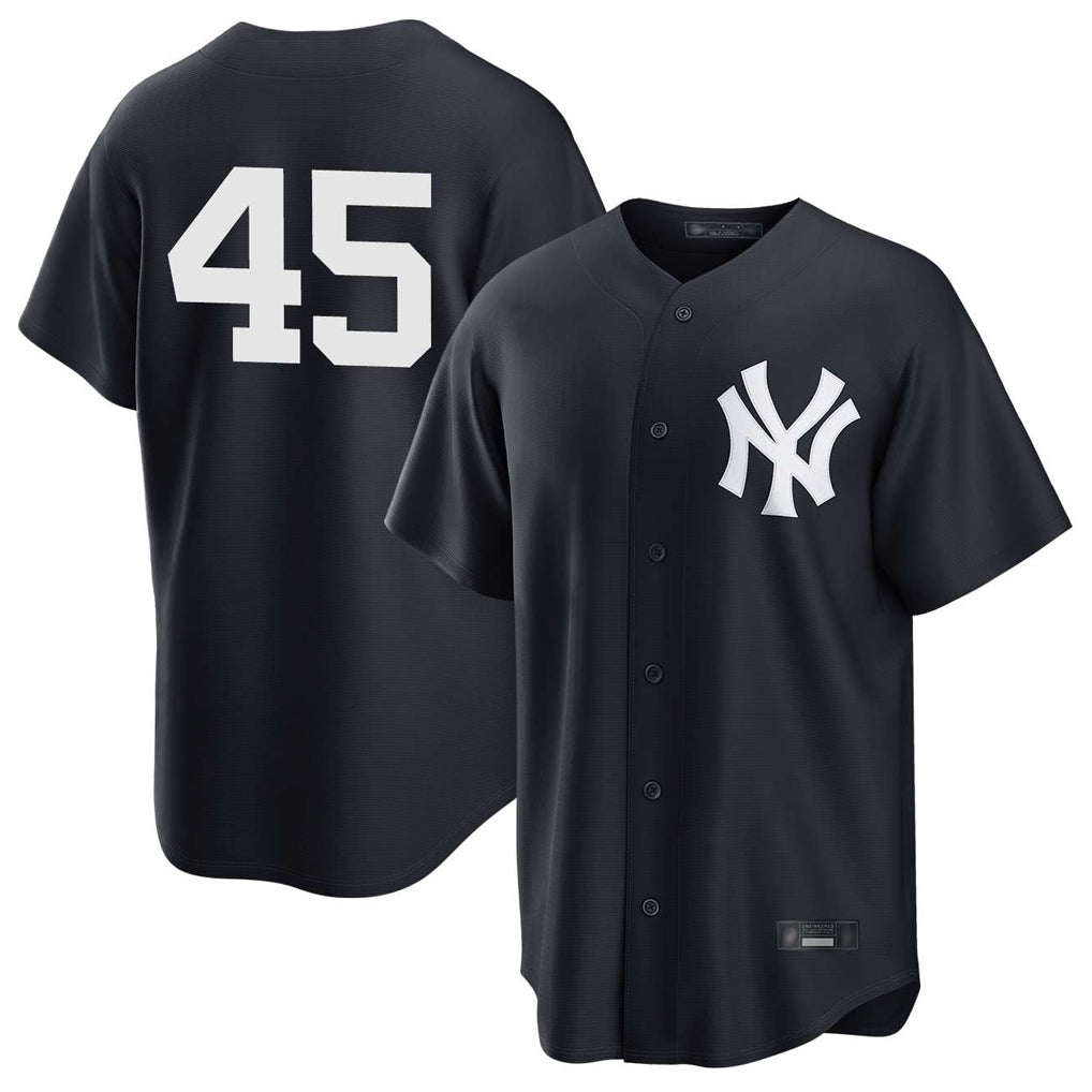 Mdoa NNY.Yankees #45 Gerrit Cole Player Navy Game Stitched Jerseys
