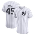 Mdoa NY.Yankees #45 Gerrit Cole Player White Limited Elite Home Stitched Jerseys