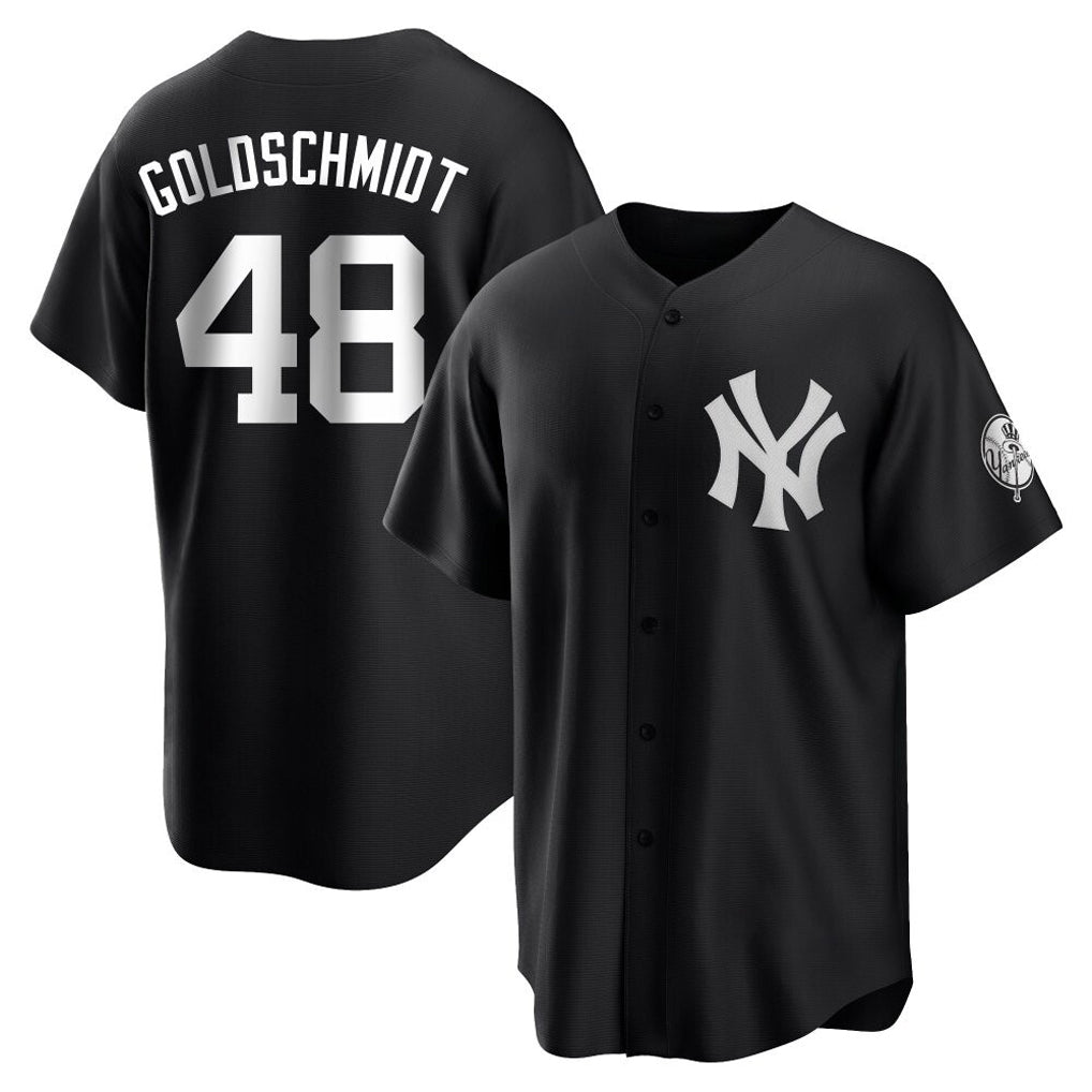 Mdoa NY.Yankees #48 Paul Goldschmidt Player Black Game Stitched Jerseys