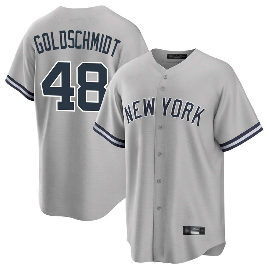 Mdoa NY.Yankees #48 Paul Goldschmidt Player Gray Road Game Stitched Jerseys