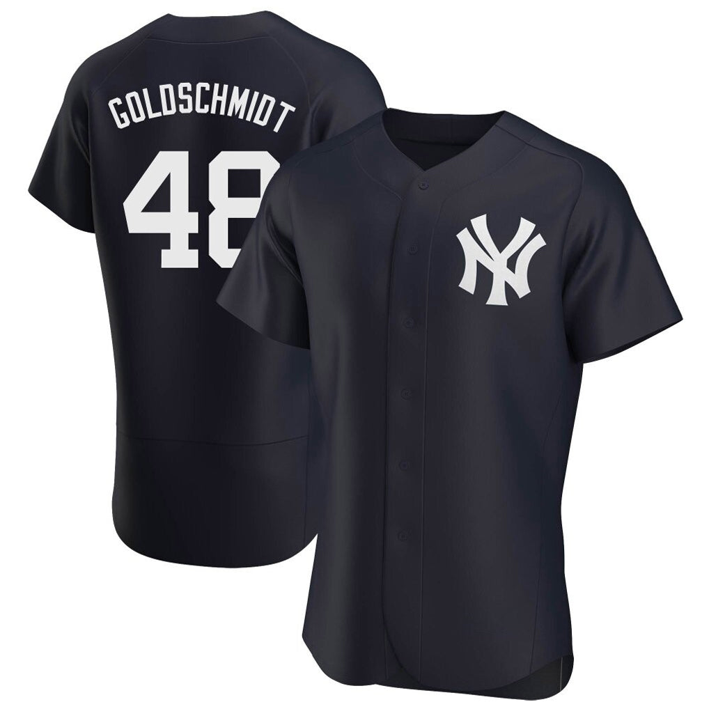 Mdoa NY.Yankees #48 Paul Goldschmidt Player Navy Limited Elite Home Stitched Jerseys