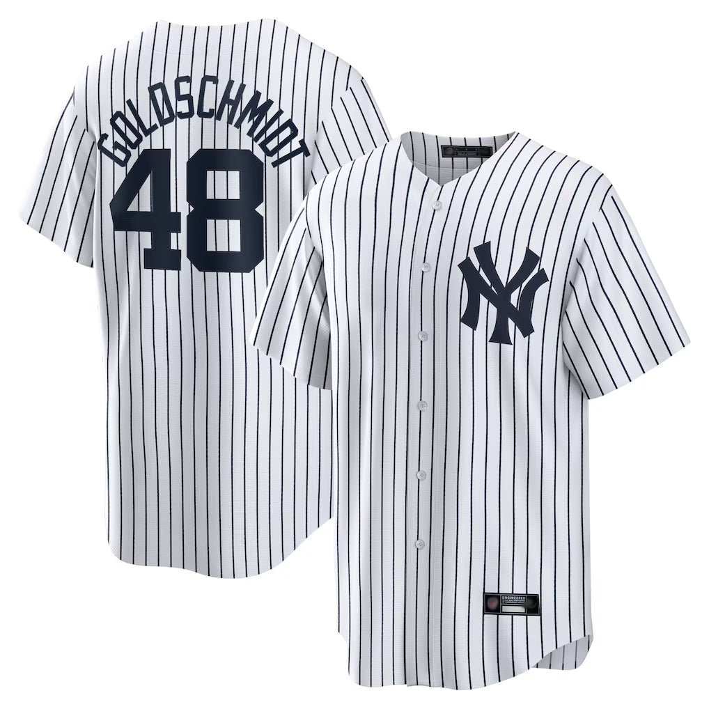 Mdoa NY.Yankees #48 Paul Goldschmidt Player White Game Home Stitched Jerseys