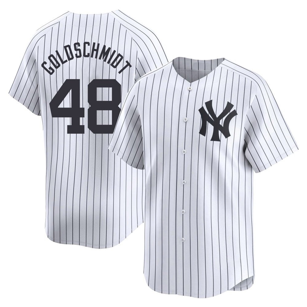 Mdoa NY.Yankees #48 Paul Goldschmidt Player White Limited Stitched Jerseys