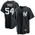 Mdoa NY.Yankees #54 Max Fried Player Black Game Stitched Jerseys