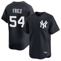 Mdoa NY.Yankees #54 Max Fried Player Navy Limited Game Stitched Jerseys