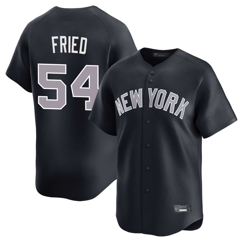 Mdoa NY.Yankees #54 Max Fried Player Navy Limited Home Stitched Jerseys