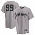 Mdoa NY.Yankees #99 Aaron Judge Player Gray Game Home Stitched Jerseys