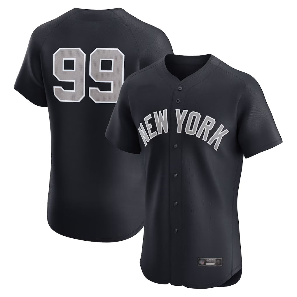 Mdoa NY.Yankees #99 Aaron Judge Player Navy  Home Limited Elite Game Stitched Jerseys