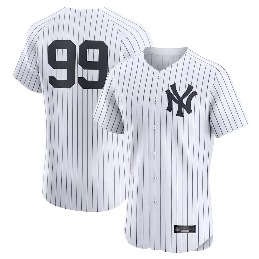Mdoa NY.Yankees #99 Aaron Judge Player White Limited Elite Home Stitched Jerseys