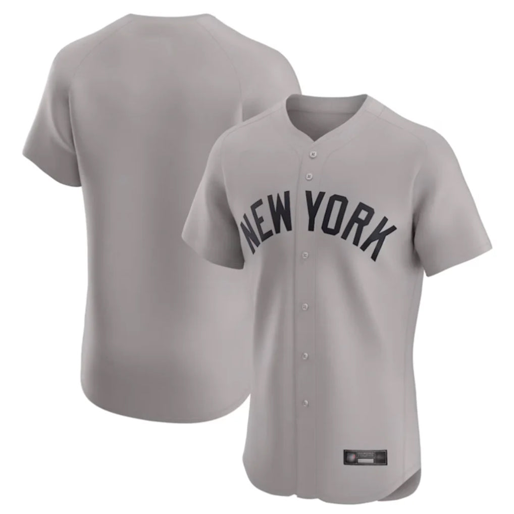 Mdoa NY.Yankees Blank Player Gray Limited Elite Home Stitched Jerseys