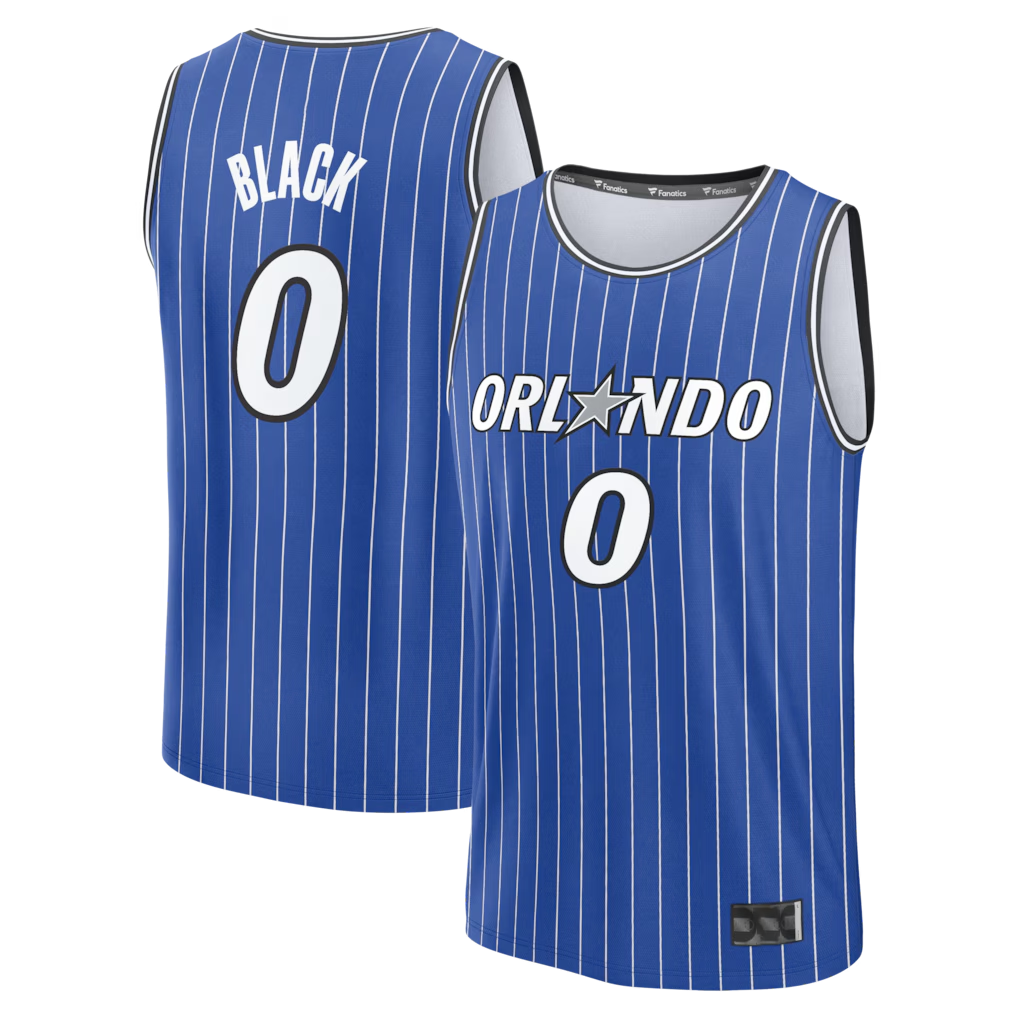 Mdoa O.Magic #0 Anthony Black Royal Fast Break Replica Jerseys - Icon Edition