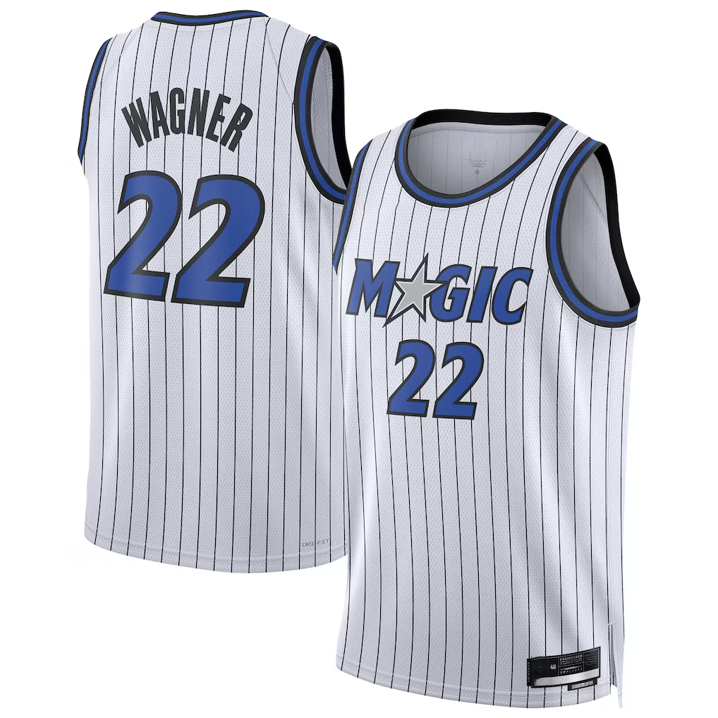 Mdoa O.Magic #22 Franz Wagner White Swingman Player Jerseys - Association Edition