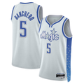 Mdoa O.Magic #5 Paolo Banchero Silver 2025-26 Swingman Jerseys - City Edition