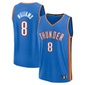 Mdoa OC.Thunder #8 Jalen Williams Blue Fast Break Replica Player Stitched Jerseys - Icon Edition