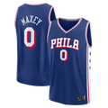 Mdoa P.76ers #0 Tyrese Maxey  Royal Fast Break Replica Player Jerseys - Icon Edition